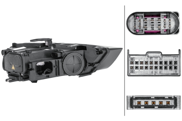 Far stanga D5S/H8/LED, electric, bi-xenon, fara modul LED AUDI Q3 8U intre 2015-2018 [2]