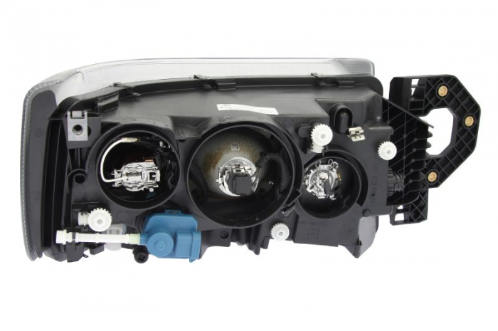 Far stanga (H1/H3/H7, reglaj electric cu halogen de ceata, cu motoras, insertii crom, Semnalizator transparent) RENAULT RVI PREMIUM 2 dupa 2005 [2]