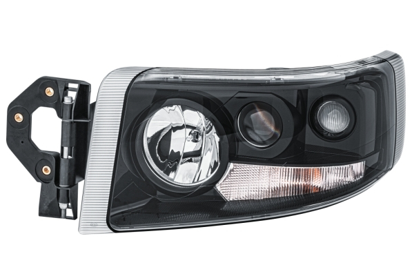 Far stanga (H1/H3/H7, reglaj electric cu halogen de ceata, cu motoras, Semnalizator transparent) RENAULT RVI PREMIUM 2 dupa 2005 [1]