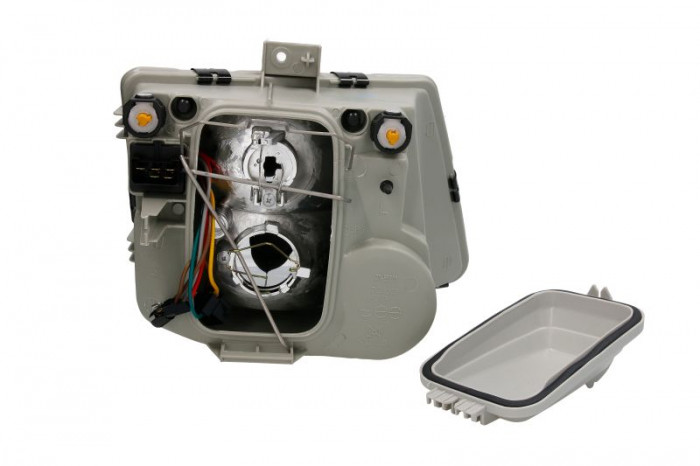 Far stanga (H1/H4, manual, fundal argintiu) MERCEDES VITO (638) [2]