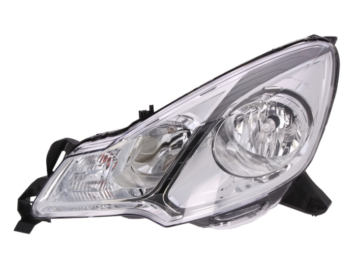 Far stanga (H1/H7, reglaj electric, cu motoras, fundal cromat) CITROEN DS3 2009-2014 [1]
