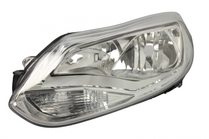 Far stanga (H1/H7, reglaj electric, cu motoras, fundal cromat) FORD FOCUS 2010-2014 [1]