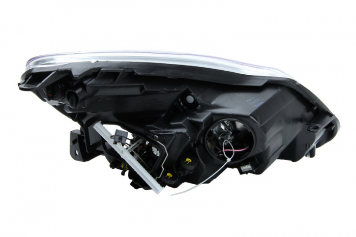 Far stanga (H1/H7, reglaj electric, cu motoras, fundal cromat) OPEL CORSA D [2]