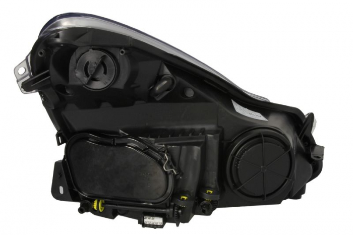 Far stanga (H1/H7, reglaj electric, cu motoras, fundal cromat) OPEL CORSA D [2]