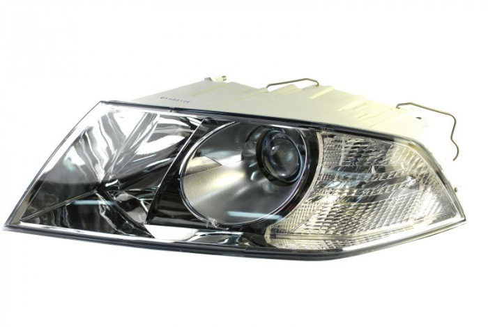 Far stanga (H1/H7, reglaj electric, cu motoras, fundal cromat) SKODA OCTAVIA 2004-2008 [1]