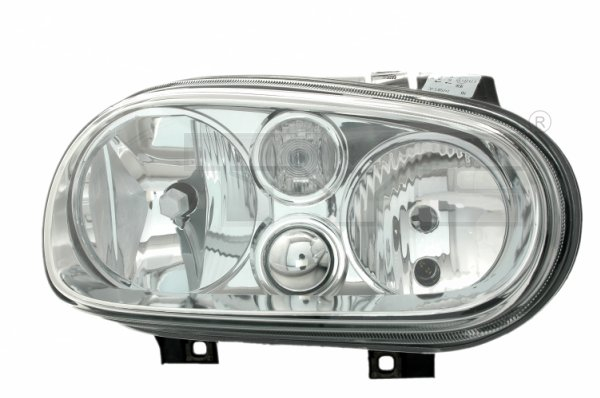 Far stanga (H1/H7, reglaj electric, cu motoras, fundal cromat) VW GOLF IV [1]