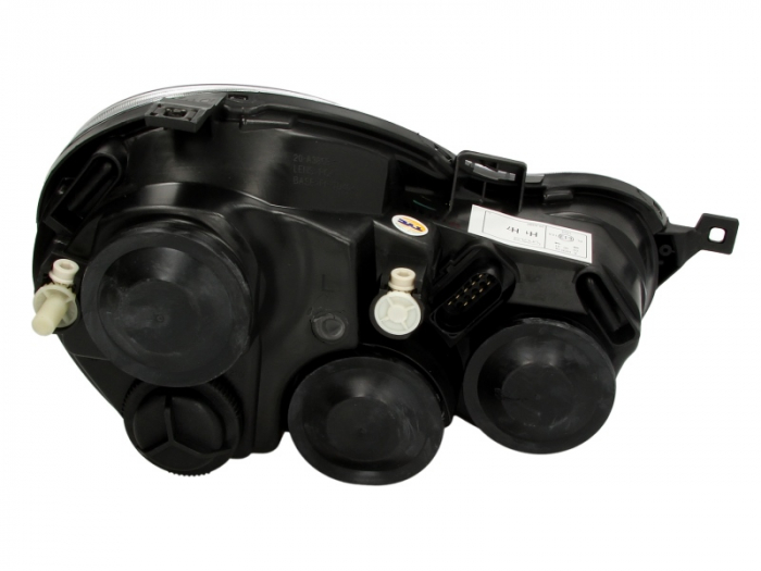 Far stanga (H1/H7, reglaj electric, cu motoras, fundal cromat) VW POLO 2001-2005 [2]