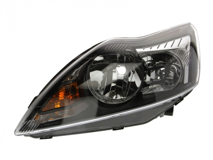 Far stanga (H1/H7, reglaj electric, cu motoras, fundal negru) FORD FOCUS II [1]