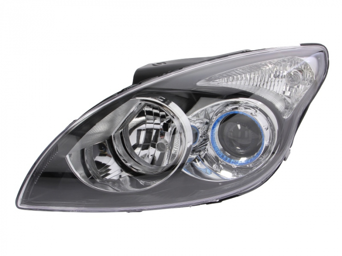 Far stanga (H1/H7, reglaj electric, cu motoras, fundal negru) HYUNDAI i30 2007-2012 [1]