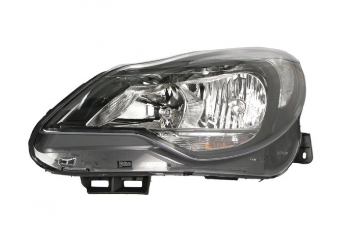 Far stanga (H1/H7, reglaj electric, cu motoras, fundal negru) OPEL CORSA D 2011-2014 [1]