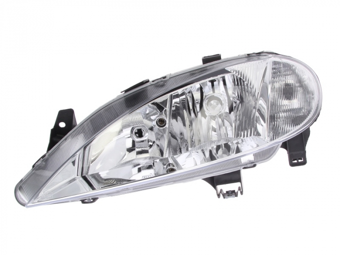 Far stanga (H1/H7, reglaj electric, fundal negru/insertii crom) RENAULT MEGANE I, MEGANE I clasic, MEGANE I COACH [1]