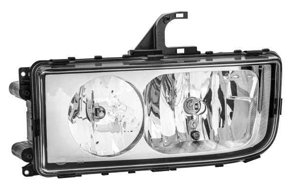 Far stanga (H1/H7/W5W, electric, cu motoras, cu motoras, fundal cromat) MERCEDES Clasa AXOR 2 [3]