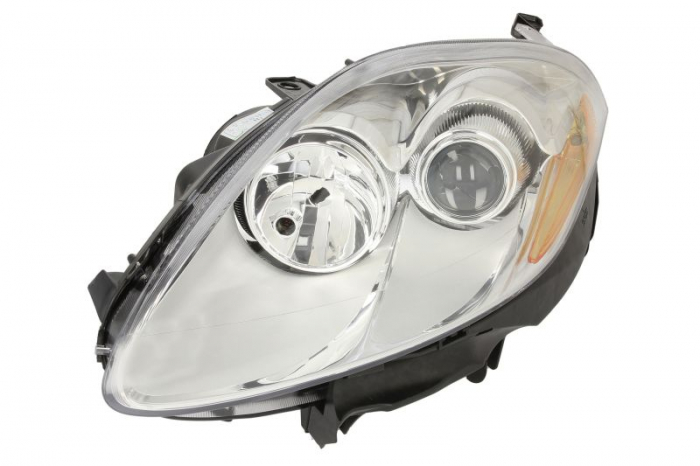 Far stanga (H1, reglaj electric, cu motoras, fundal cromat) FIAT BRAVO  II [1]