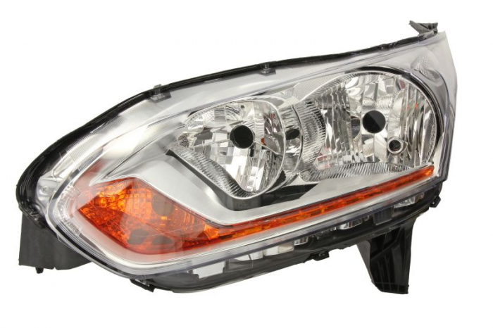 Far stanga (H15/H7/PWY24W/W5W, electric, fundal cromat) FORD TRANSIT / TOURNEO CONNECT dupa 2013 [1]