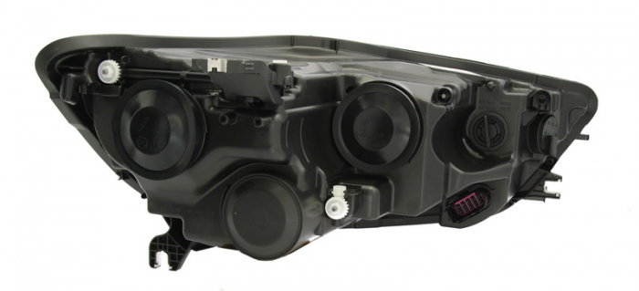 Far stanga H15/H7/PY21W, electric, cu motoras,interior crom, semnalizator portocaliu AUDI A6, A6 ALLROAD [2]