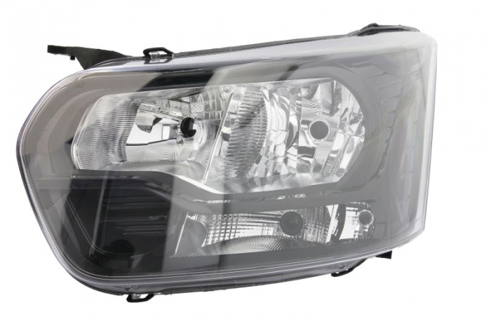Far stanga (H15/H7/PY21W/W5W, electric, cu motoras, fundal negru) FORD TRANSIT dupa 2013 [1]