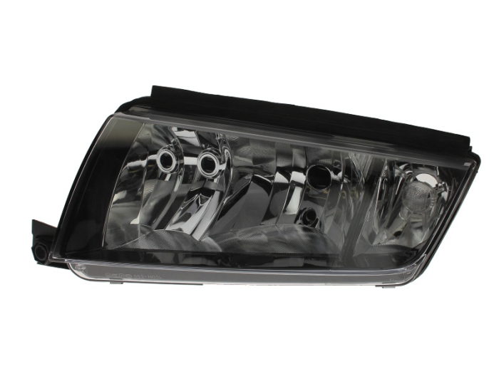 Far stanga (H3/H7, reglaj electric, fundal negru) SKODA FABIA 1999-2008 [1]