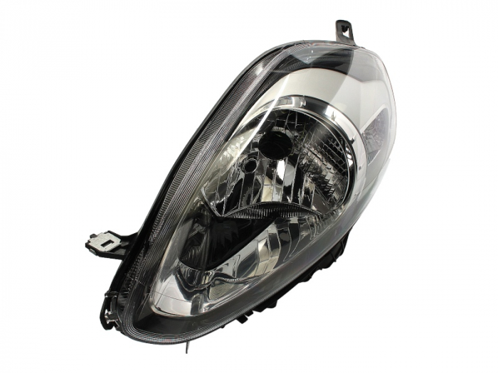 Far stanga (H4, electric, cu motoras, fundal cromat) ABARTH PUNTO FIAT PUNTO, PUNTO EVO [1]