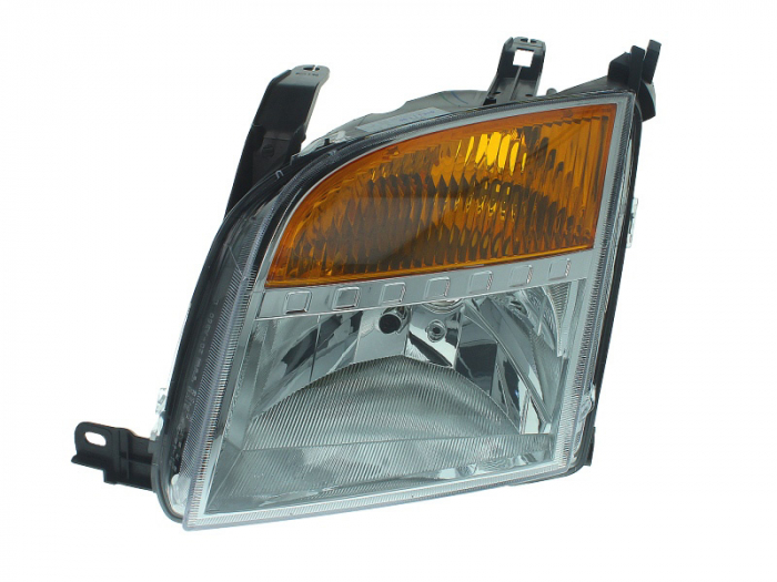 Far stanga (H4, electric, cu motoras, fundal cromat) FORD FUSION 2005-2012 [1]