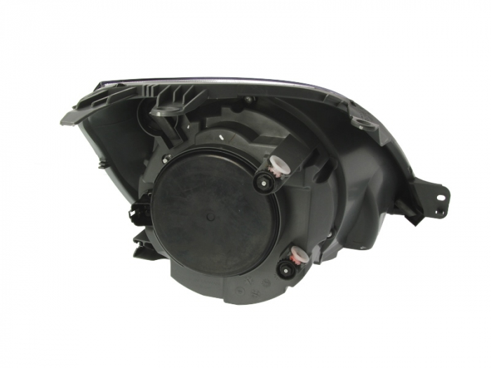 Far stanga (H4, electric, cu motoras, fundal cromat, fundal galben) FORD FIESTA 2005-2008 [2]
