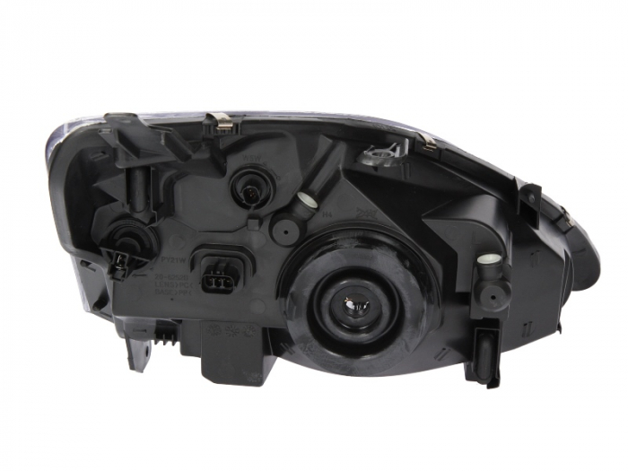 Far stanga (H4, electric, cu motoras, fundal cromat) HONDA CIVIC 2001-2003 [2]