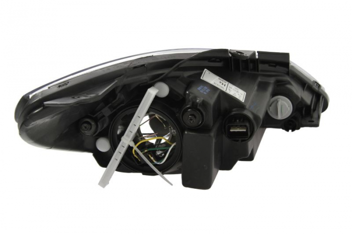 Far stanga (H4, electric, cu motoras, fundal cromat) HYUNDAI I10 [2]