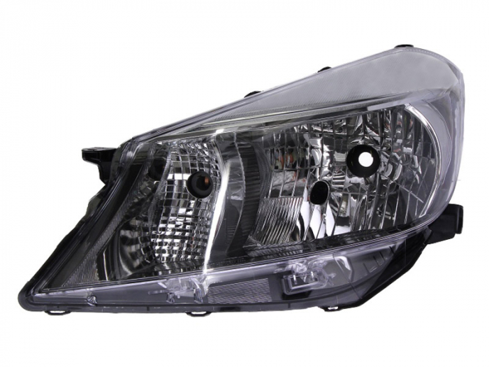 Far stanga (H4, electric, cu motoras, fundal cromat) TOYOTA YARIS [1]