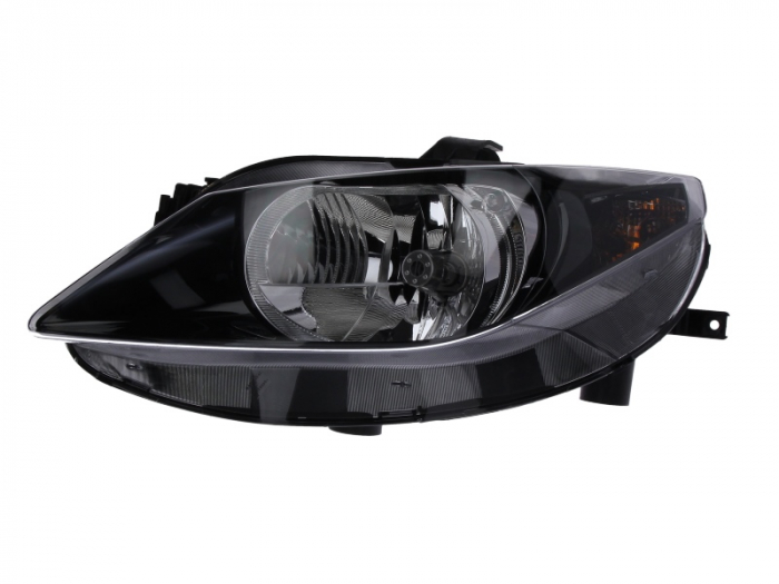Far stanga (H4, electric, cu motoras, fundal negru) SEAT IBIZA 2008-2012 [1]