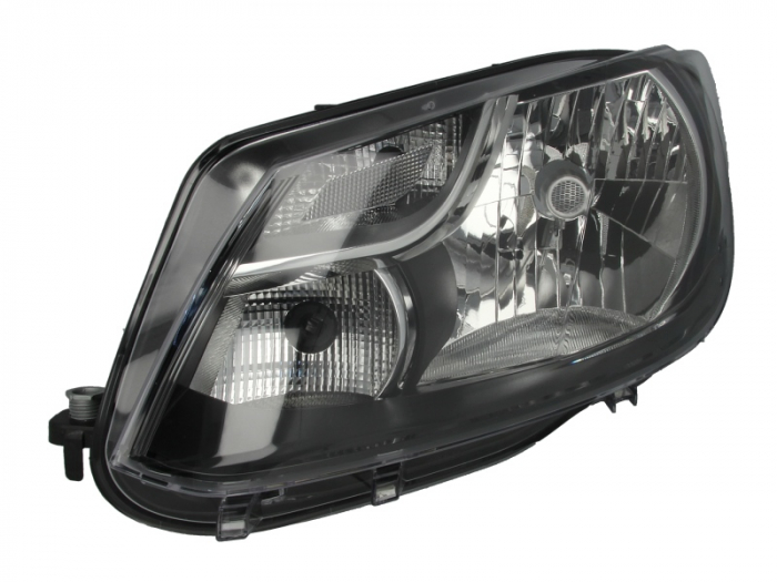 Far stanga (H4, electric, cu motoras, fundal negru) VW CADDY 2010-2015 [3]