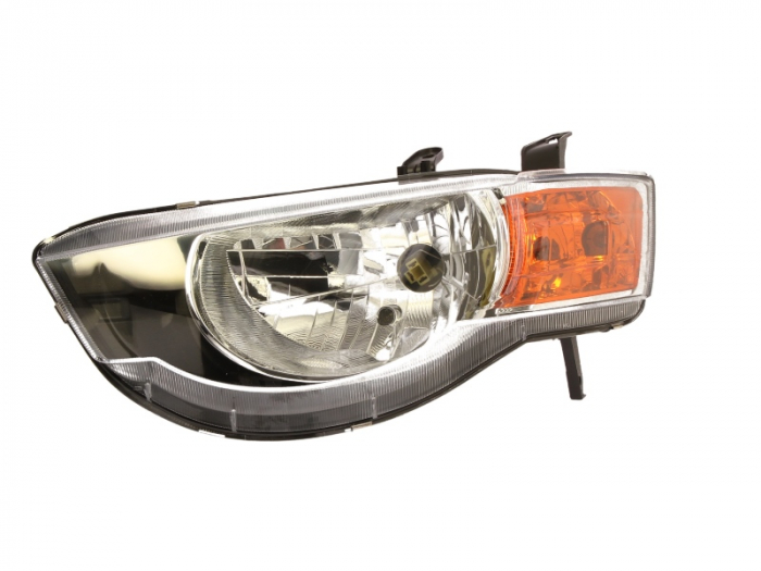 Far stanga H4, electric, cu motoras, interior negru MITSUBISHI COLT VI intre 2008-2012 [1]
