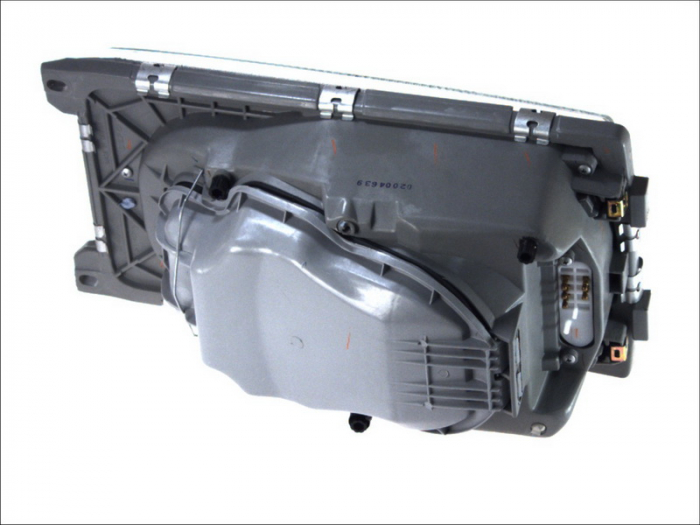 Far Stanga (H4, fara motoras, culoare interior: cromat) potrivit MERCEDES 123 (C123), 123 (W123), 123 T-MODEL (S123) [2]