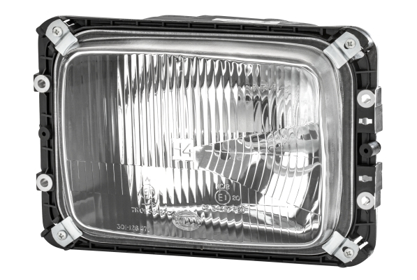 Far Stanga (H4/T4W, halogen, functii aditionale: lumina faza lungaLampi de pozitie, faza scurta, culoare interior: argintiu) potrivit MERCEDES LK/LN2, T2/LN1 01.84-12.98 [1]