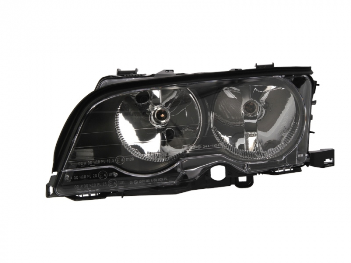 Far Stanga (H7, electric, cu motor, culoare interior: negru, culoare semnalizator: negru) potrivit BMW 3 (E46) 01.99-12.01 [2]