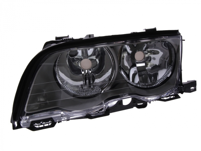 Far stanga H7, electric, cu motoras, fundal titanium BMW Seria 3 E46 [1]