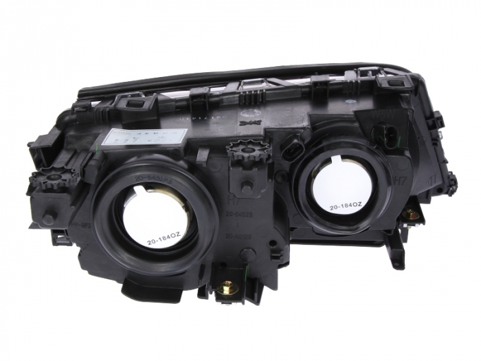 Far stanga H7, electric, cu motoras, fundal titanium BMW Seria 3 E46 [2]