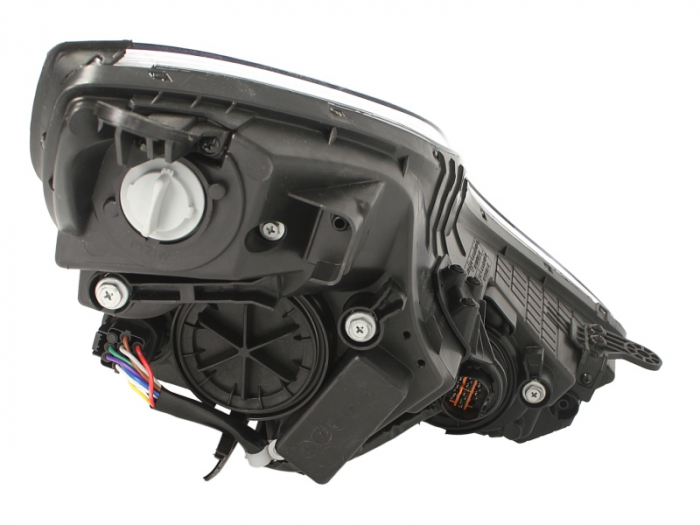 Far stanga H7, electric, cu motoras, interior argintiu, semnalizator transparent HYUNDAI ix20 intre 2010-2015 [1]
