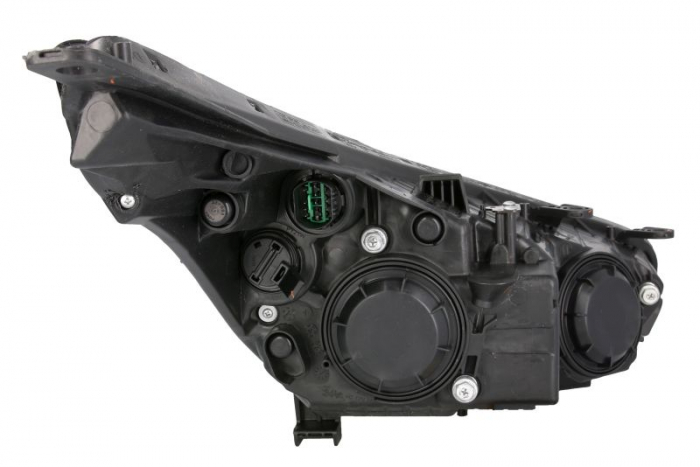Far stanga (H7/H7, reglaj electric, cu motoras, fundal negru) KIA CEE'D 2012-2015 [2]
