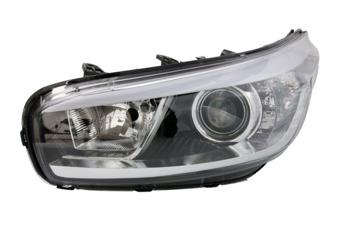 Far stanga (H7/H7, reglaj electric, cu motoras, fundal negru) KIA CEE'D 2012-2015 [1]