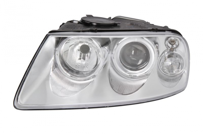 Far stanga (H7/H9, electric, cu motoras, fundal cromat) VW TOUAREG 2002-2006 [1]