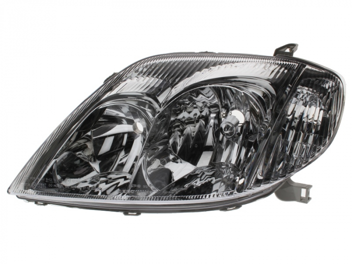 Far stanga (H7/HB3, electric, fundal cromat, fundal transparent) TOYOTA COROLLA 2002-2007 [1]