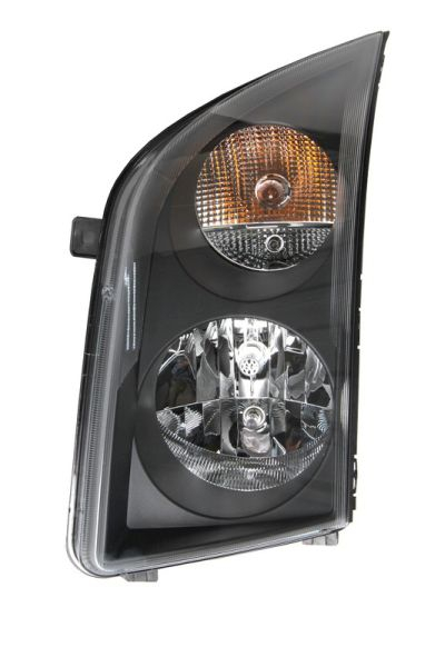 Far stanga (H7, reglaj electric, cu motoras, fundal cromat, fundal galben) VW CRAFTER 2006-2017 [1]