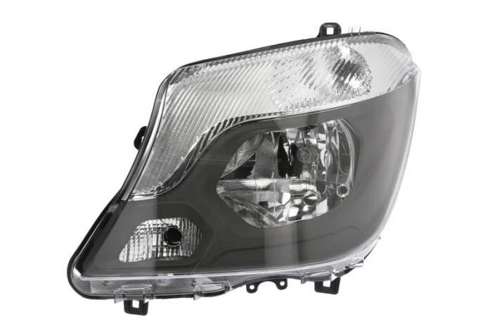 Far stanga (H7, reglaj electric, cu motoras, fundal cromat, fundal transparent) MERCEDES SPRINTER 3,5-T (906), SPRINTER 3-T (906), SPRINTER 4,6-T (906) dupa 2013 [1]