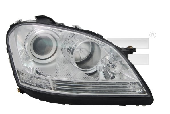 Far stanga (H7, reglaj electric, cu motoras, fundal cromat) MERCEDES Clasa M 2005-2011 [1]
