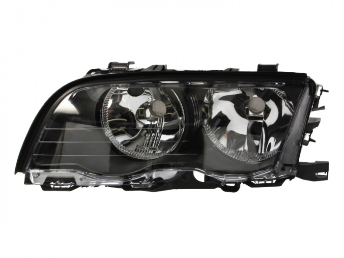 Far stanga (H7, reglaj electric, cu motoras, fundal negru) BMW Seria 3 (E46) [1]