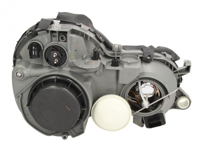 Far stanga (H7, reglaj electric, fundal cromat, fundal transparent) MERCEDES Clasa CLK 1997-2002 [2]