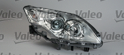 Far stanga (H7, reglaj electric, fundal cromat) RENAULT LAGUNA III 2007-2010 [1]
