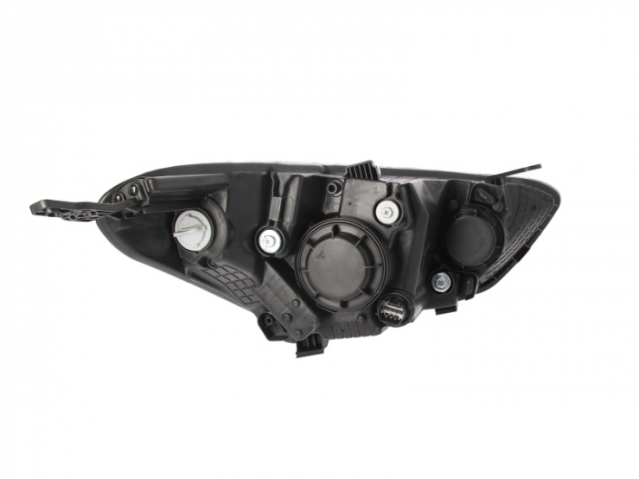 Far stanga (H7, reglaj electric, fundal cromat, Semnalizator argintiu) HYUNDAI I20 2008-2015 [2]