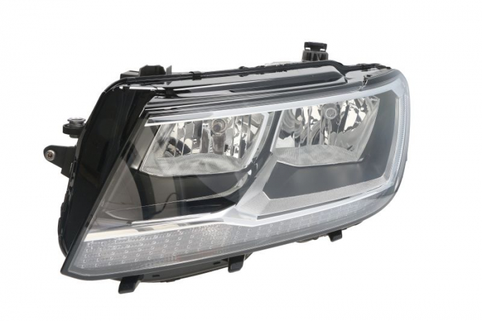 Far Stanga (halogen, H7/H7/PW24W, electric, cu motor, bec, culoare semnalizator: portocaliu) potrivit VW TIGUAN [1]