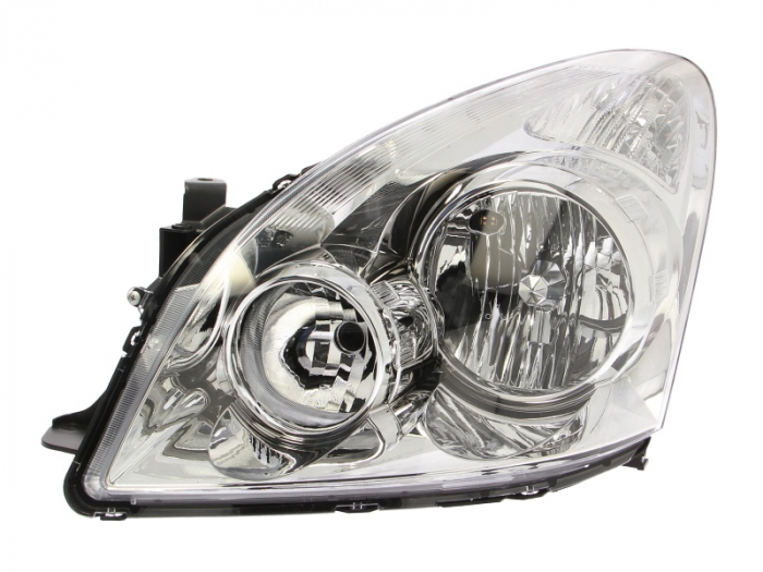 Far stanga (HB3/HB4, electric, cu motoras, fundal argintiu, fundal transparent) TOYOTA COROLLA VERSO 2002-2004 [1]