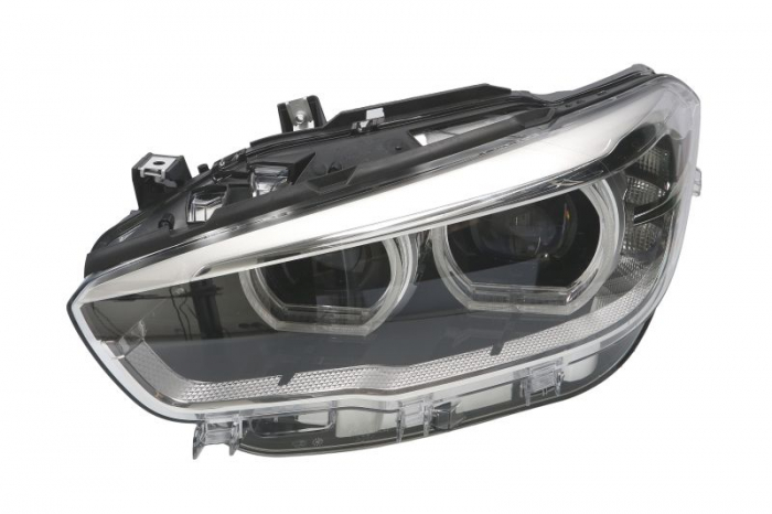 Far stanga (LED, cu motoras, fundal cromat) BMW Seria 1 dupa 2010 [1]